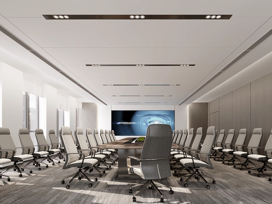 巢湖3000㎡现代简约办公室改造装修项目(图1) hefei-office-22500ping-decoration (2).jpg