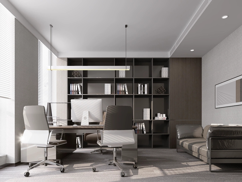 巢湖3000㎡现代简约办公室改造装修项目(图3) hefei-office-22500ping-decoration (6).JPG